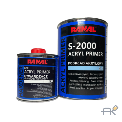 ГРУНТ RANAL S-2000 5+1 ACRYL PRIMER 0.8л+0.16л графит